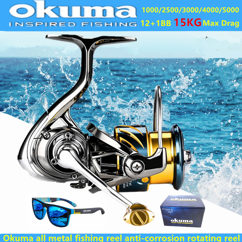 Daiwa Reel Fuego - Okuma All Metal Fishing Reel 12+1BB15KG