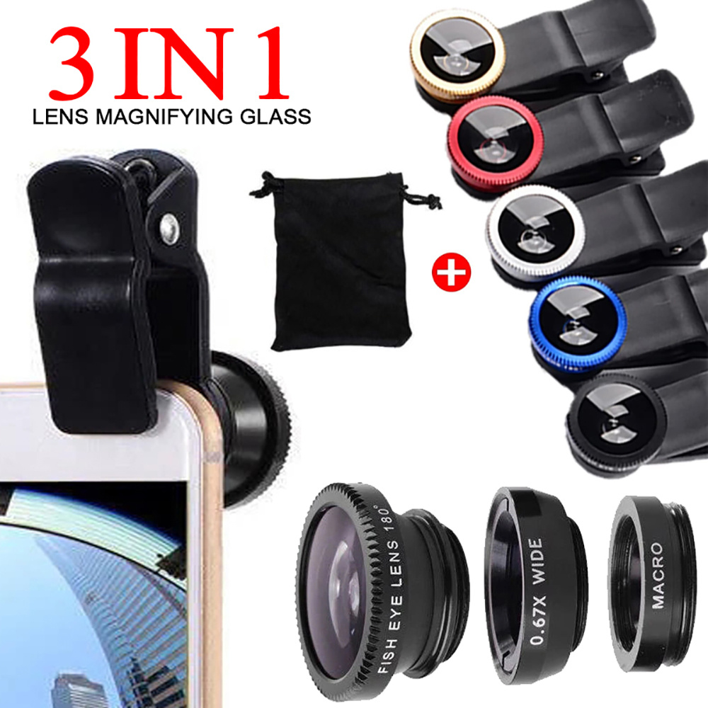 Universal 3 in 1 Fish Eye Lens - đánh giá và giá Fishing Camera
