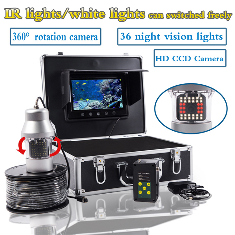 Fish Finder 360° Rotating Unde - đánh giá và giá Fish Finder Cable