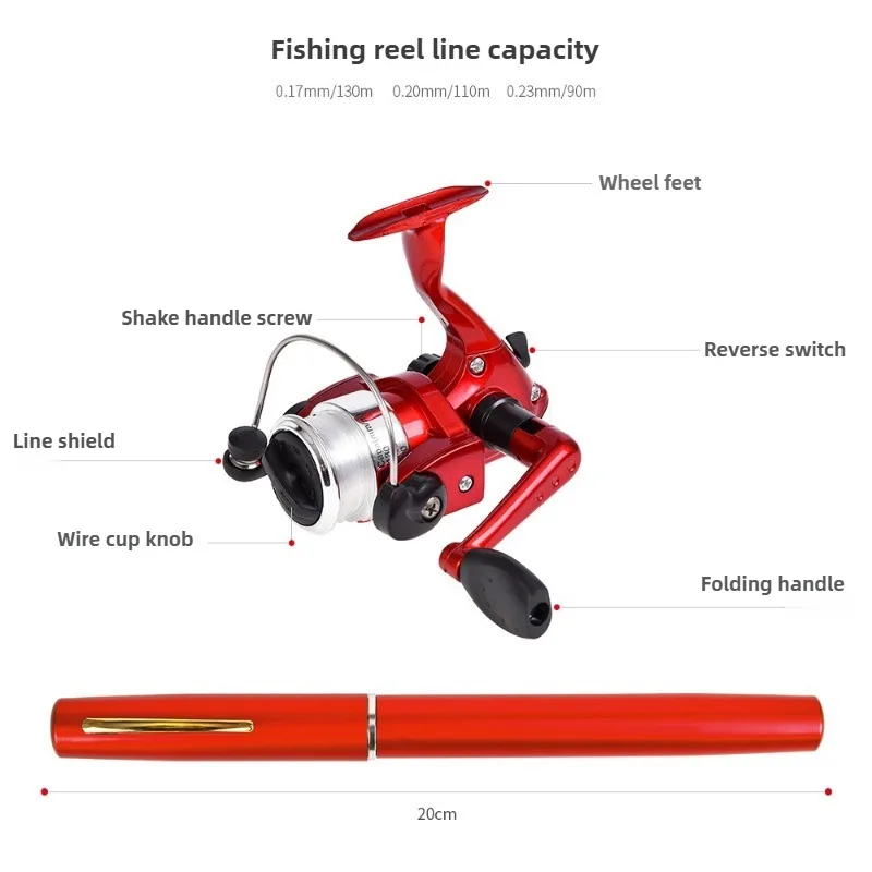 1 Set Telescopic Mini Portable - đánh giá và giá Penn Reel Fierce