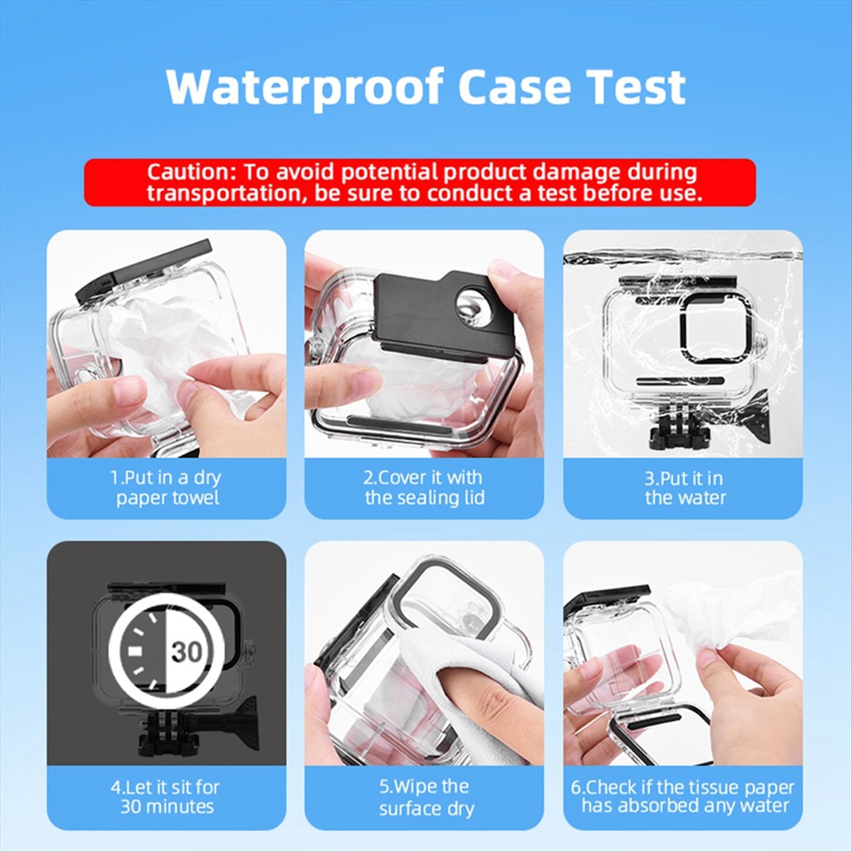 M05K 60M Waterproof Case for G - đánh giá và giá Underwater Camera