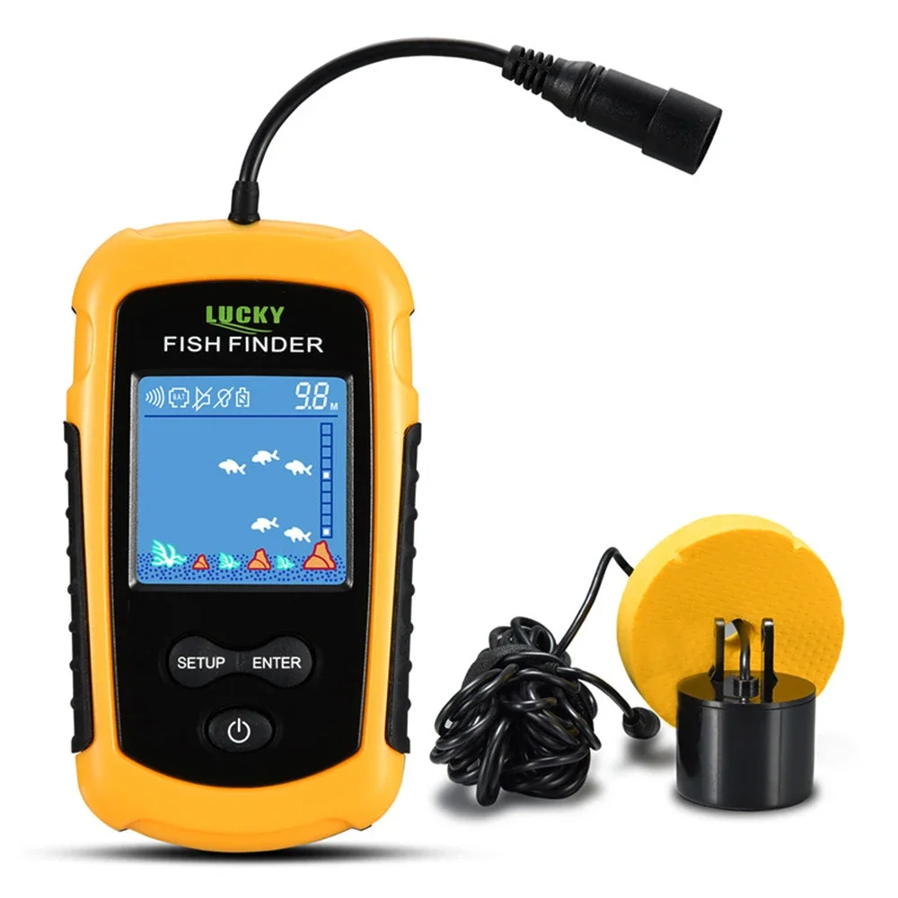 Lucky LCD Color Screen Portabl - đánh giá và giá Fish Finder Cable