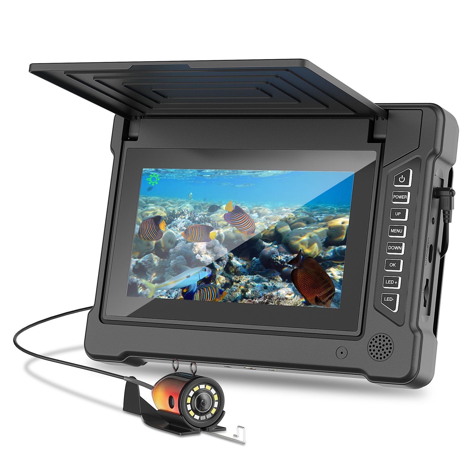 7 Inch 15M 1200TVL Underwater  - đánh giá và giá Fish Finder Cable