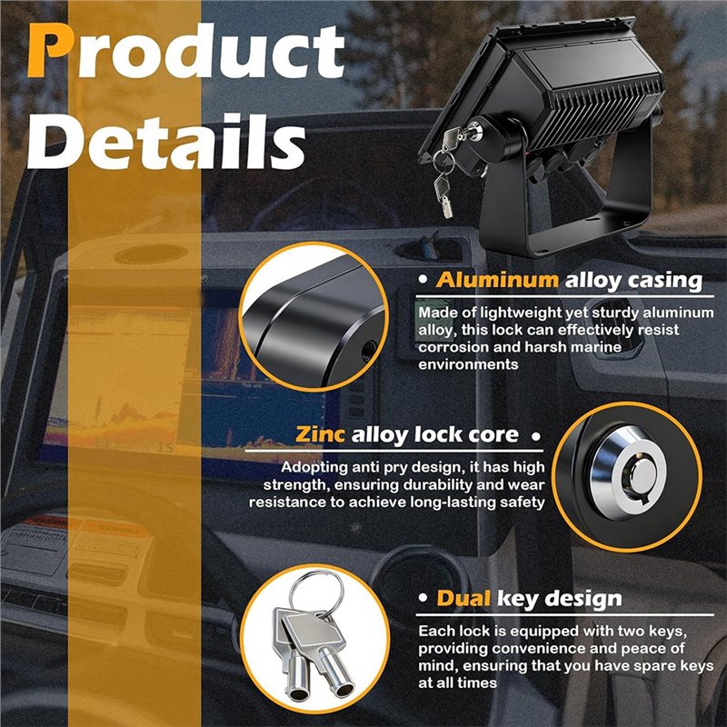 -[cilae-17R] Fish Finder Lock  - đánh giá và giá Fish Finder Mount