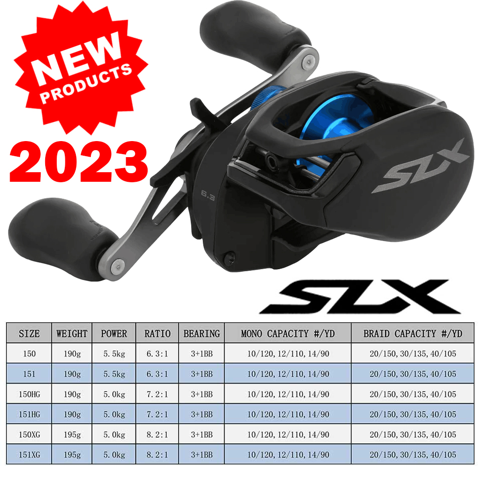 SHIMANO Baitcasting Reel SLX D - đánh giá và giá Shimano Reel Stradic