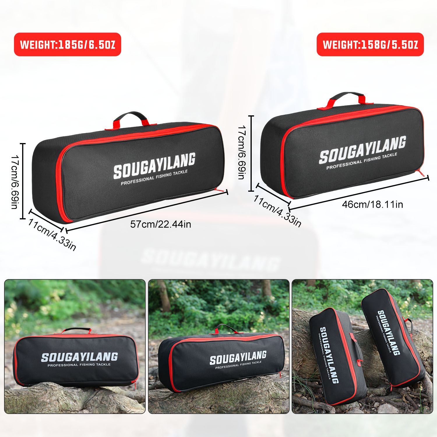 Sougayilang Fishing Rod Bag 46 - đánh giá và giá Fish Finder Case