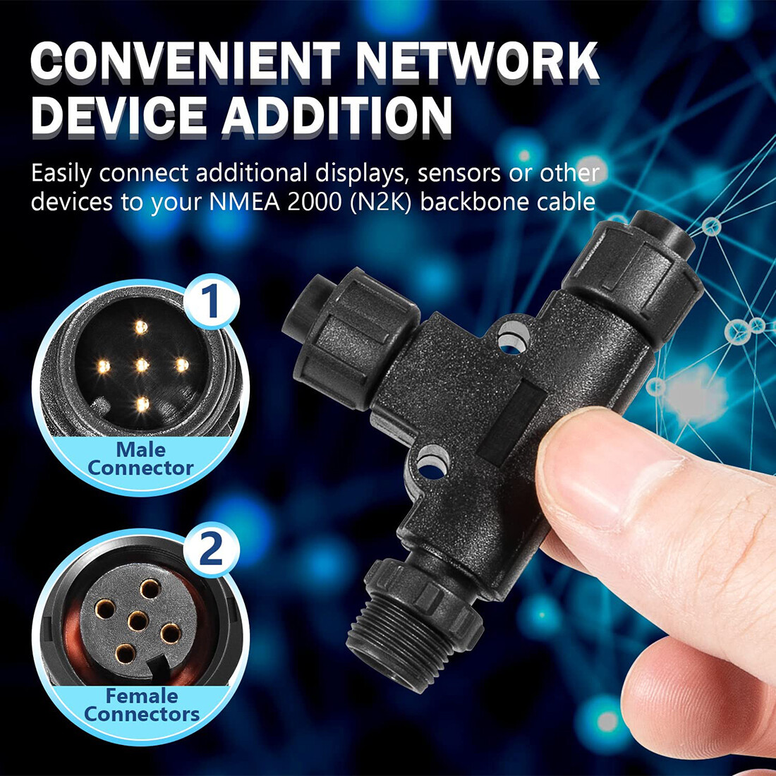 for NMEA 2000 Micro-C T-Connec - đánh giá và giá Fish Finder Cable