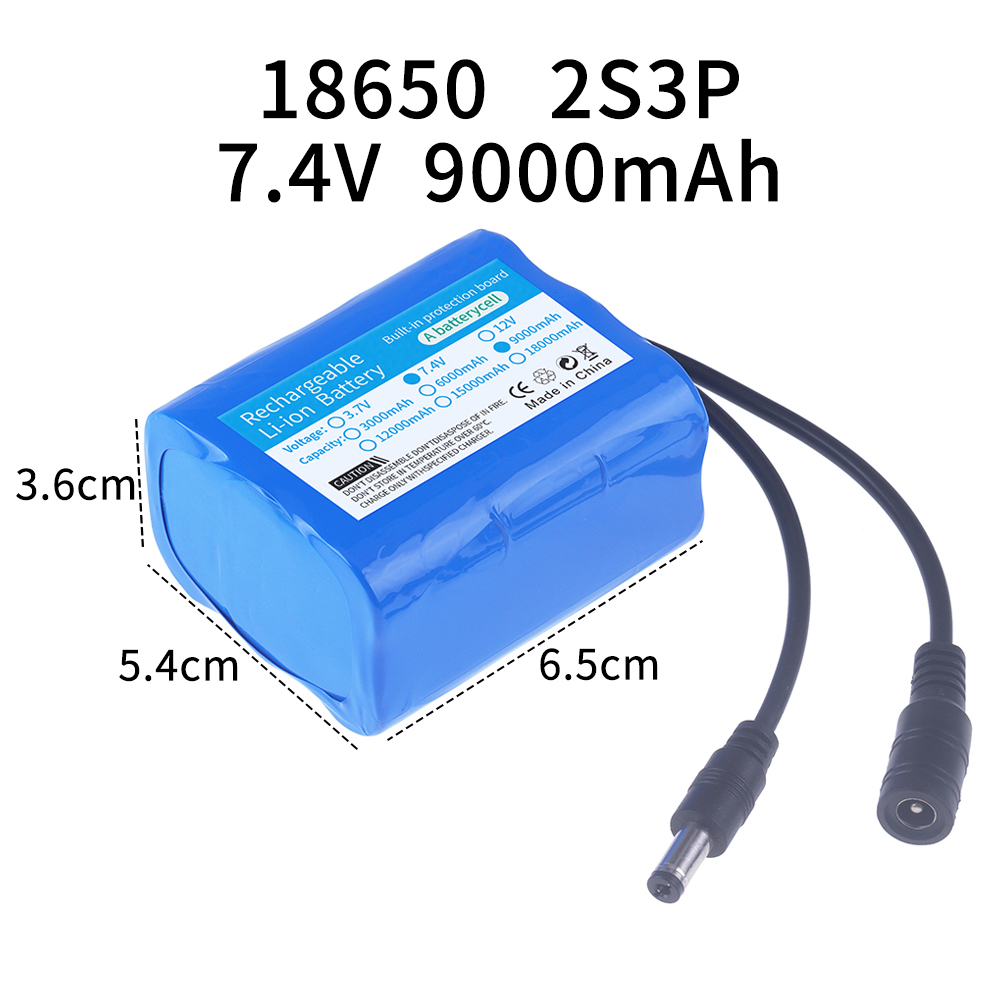7.4V battery 3000mah/6000mah/9 - đánh giá và giá Fish Finder Charger