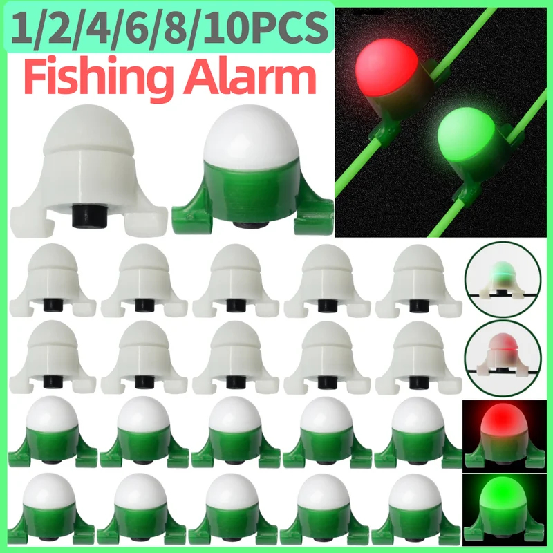 2-8pcs LED Night Fishing Alarm - đánh giá và giá Fish Alarm