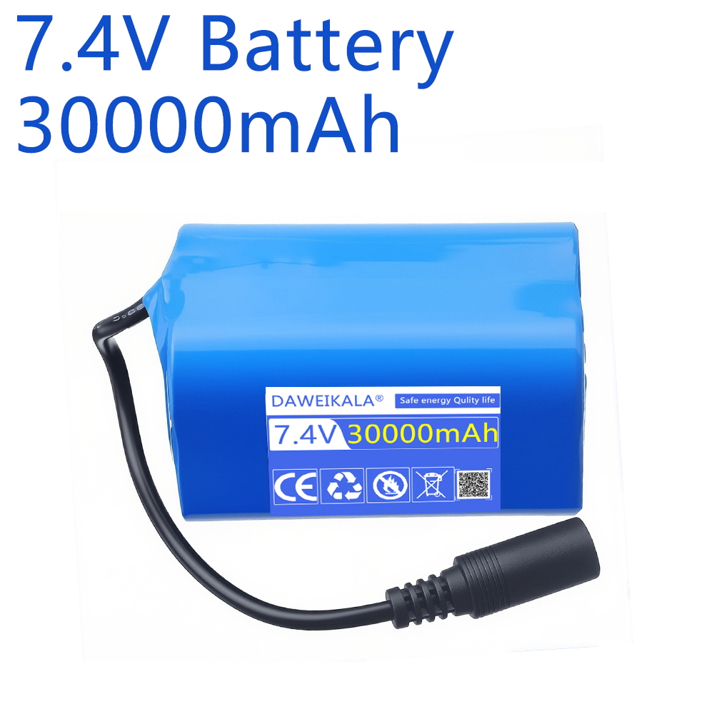 7.4V 30000mAh Battery with USB - đánh giá và giá Fish Finder Charger