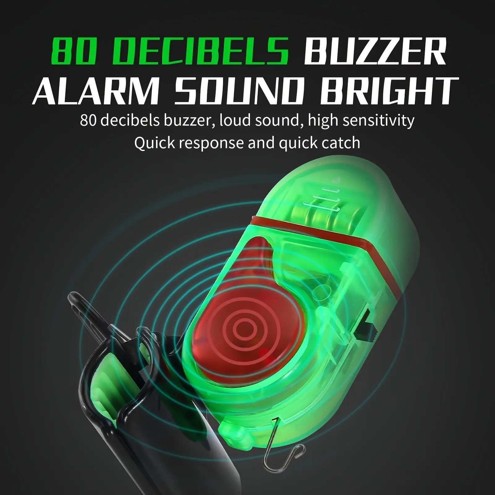 2PCS LED Fishing Bite Alarm, 2 - đánh giá và giá Fish Alarm